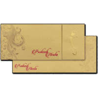 Marvelous Metallic Wedding Card 14078