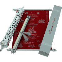Silver Royal Scroll Card SC-6012