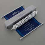 Luxurious Silver Scroll Invite SC-6010
