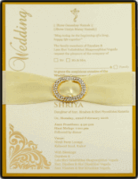 Impressive Velvet Hardbound Invite 9706Y