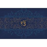 Opulent Satin Wedding Card 9107BGS
