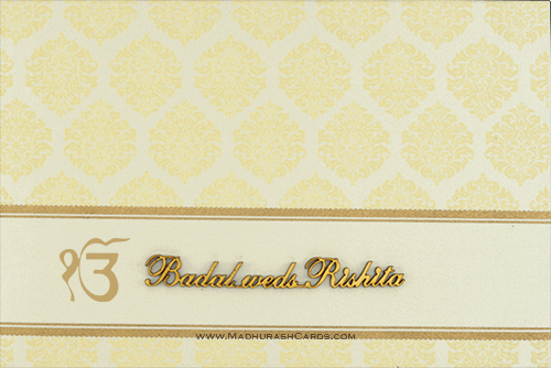 Enchanting Fabric Wedding Invite 9035CCS