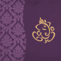 CZC-Majestic Ethnic Design Invitation 9033VG