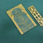 Modern Acrylic Wedding Card AWI-10321