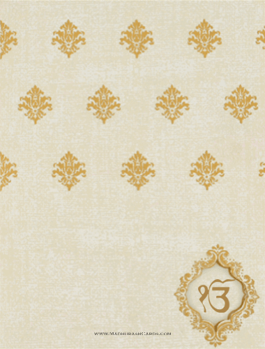 Refined Sikh Wedding Card 9043CCS