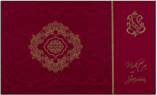 Refined Satin Wedding Invite 7332