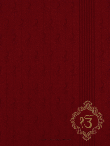 Royal Sikh Wedding Invitation 9046RCS