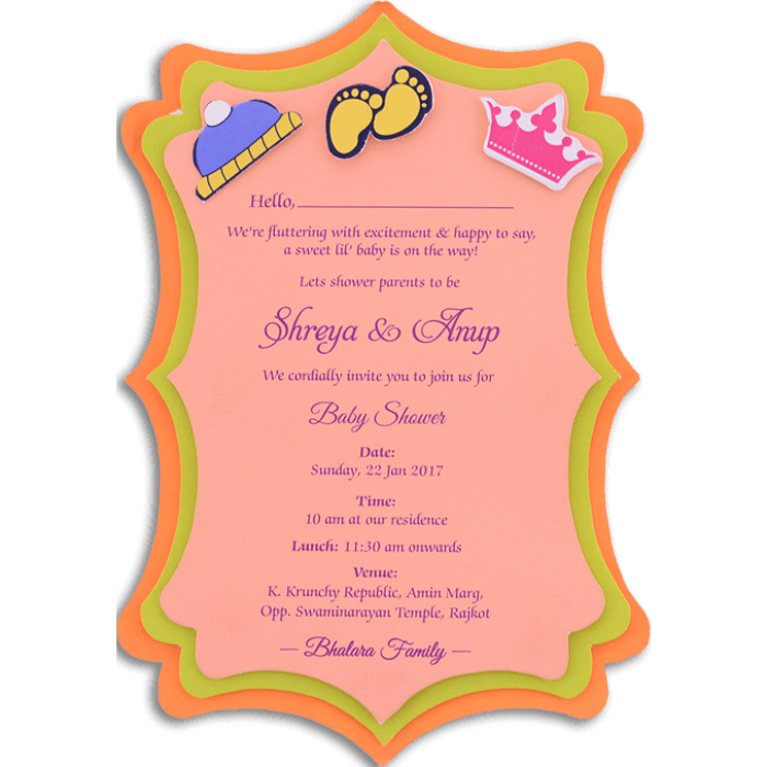 Gorgeous Baby Shower Invite 9762