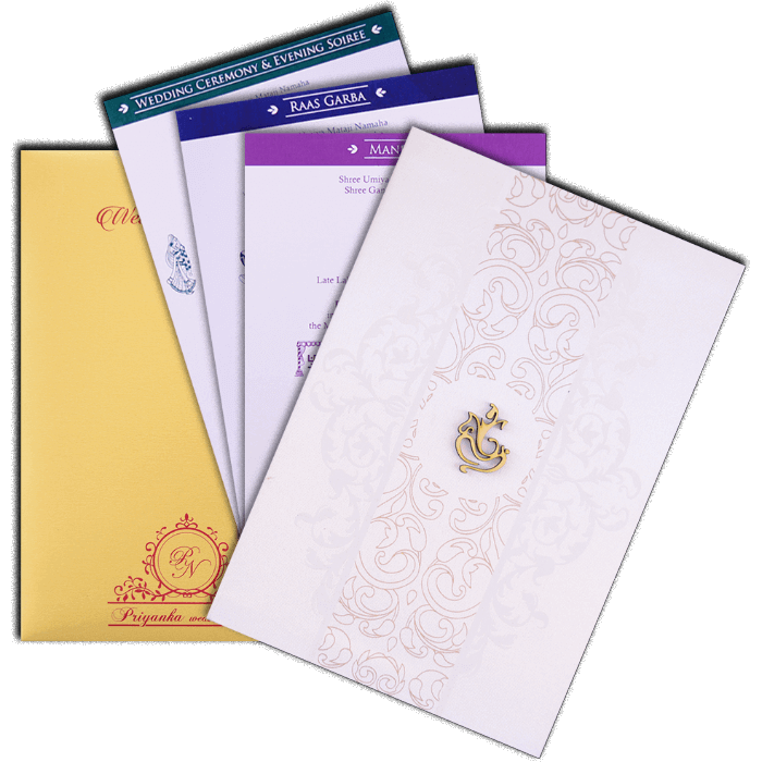 Majestic Satin Wedding Invite 9108