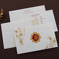 Charming Ganesha Wedding Card 17178