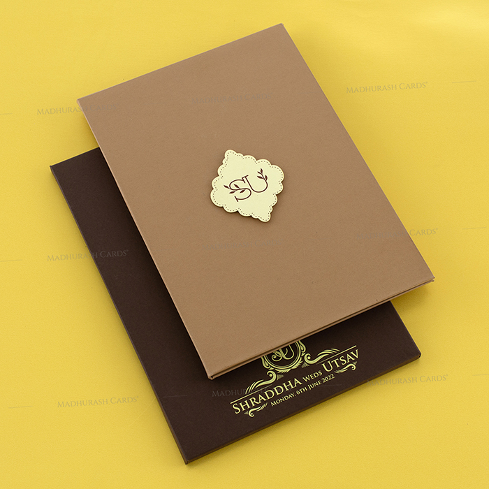 Incredible Hardbound Wedding Card 9428