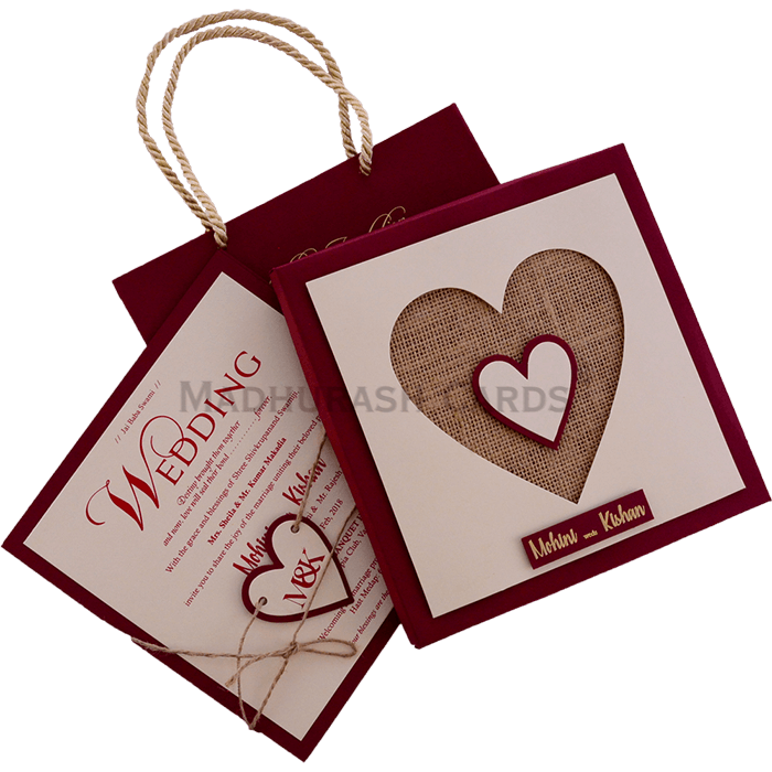Mesmerizing Wedding Card 9421M