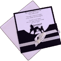 Graceful Wedding Invitation 9537