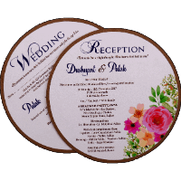 Alluring Floral Wedding Invite 9483