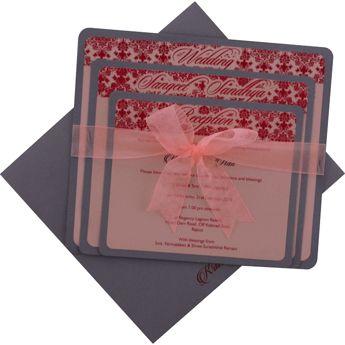 Exclusive Designer Wedding Invite 9098
