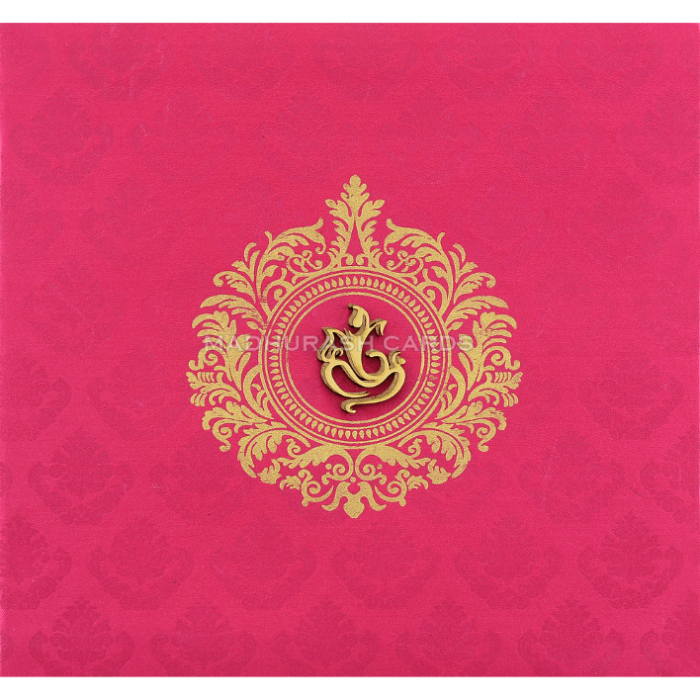 Designer Fabric Wedding Invite 9457