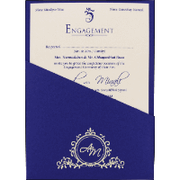 PSI-Luxe Pocket Wedding Invite 9525