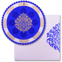 CZC-Artistic Circular Wedding Invite 9060BC