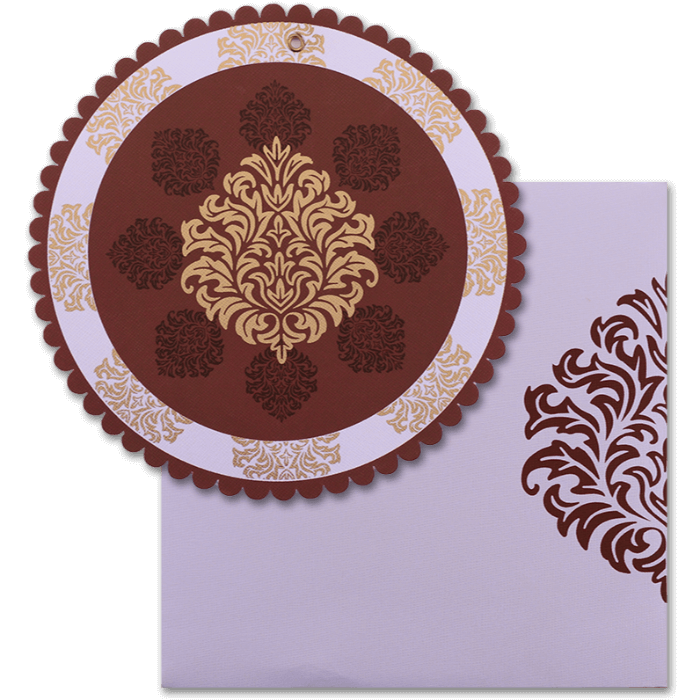 Deluxe Circular Wedding Invite 9060BRC