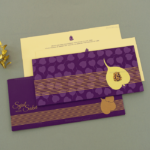 MFI-Exquisite Ganesha Leaf Wedding Invite 14152