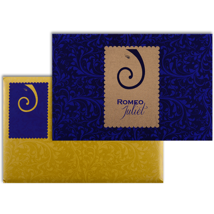 Graceful Hindu Wedding Invite 9026BG