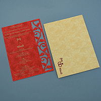 Stunning Laser-Cut Leafy Design Invitation 18647