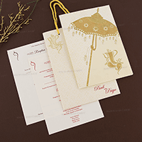 Classic Indian Wedding Invite 18215