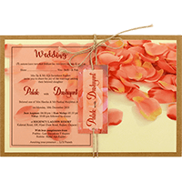 Spectacular Floral Wedding Card 8947