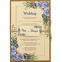 Charming Floral Wedding Invite 9476