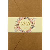 KWC-Gorgeous Three Fold Designer Invite 9468