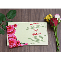 AWI-Perfect Floral Acrylic Invitations 8861