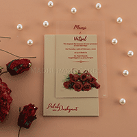 AWI-Impressive Clear Glass Invitation 8862