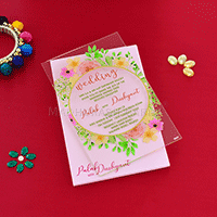 Vibrant Transparent Invitation 8869