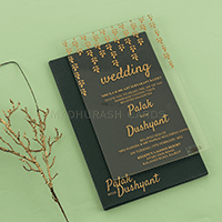 AWI-Gorgeous Swirl Acrylic Invitation 8913G