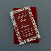 AWI-Stunning Translucent Acrylic Invitation 8914W