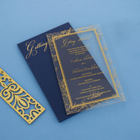 Exclusive Clear Acrylic Invitations 8917