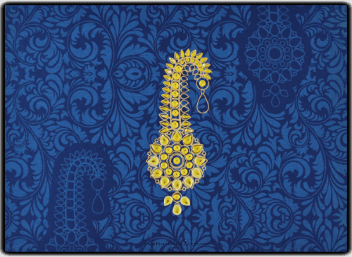Traditional Padded Wedding Invite 8835BG