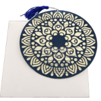 Sophisticated Round Wedding Card 8931C