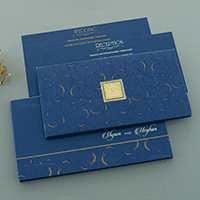 Captivating Hardbound Wedding Card 4020