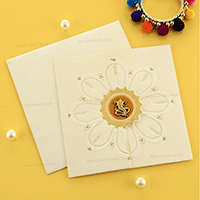 Elite Ganesha Wedding Invitation 19195