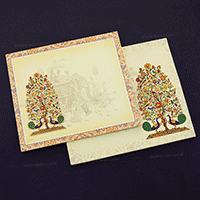 Designer Padded Single Invitation 19706