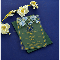 AWI-Romantic Acrylic Invitations 9427B