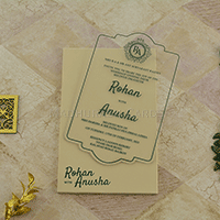 Exclusive Clear Acrylic Invitations 8919GR
