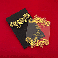 AWI-Laser-Cut Acrylic Invitations 9132