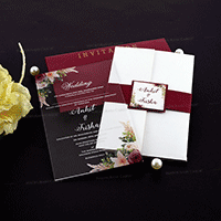 AWI-Elegant Acrylic Invitation 9351