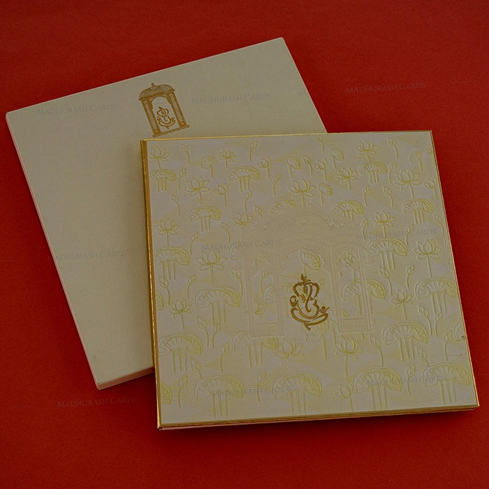 High-Quality Hardbound Wedding Invitation 2176