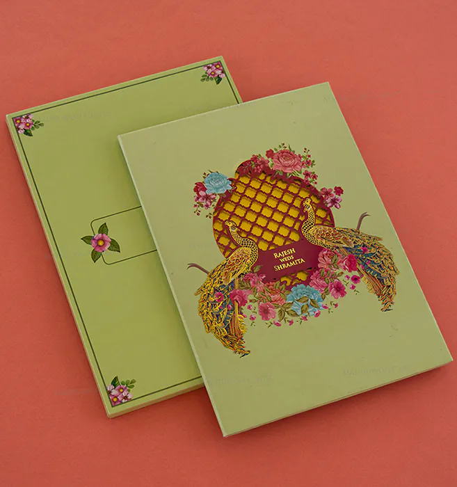 Stunning Bold Floral Wedding Invitation 2215