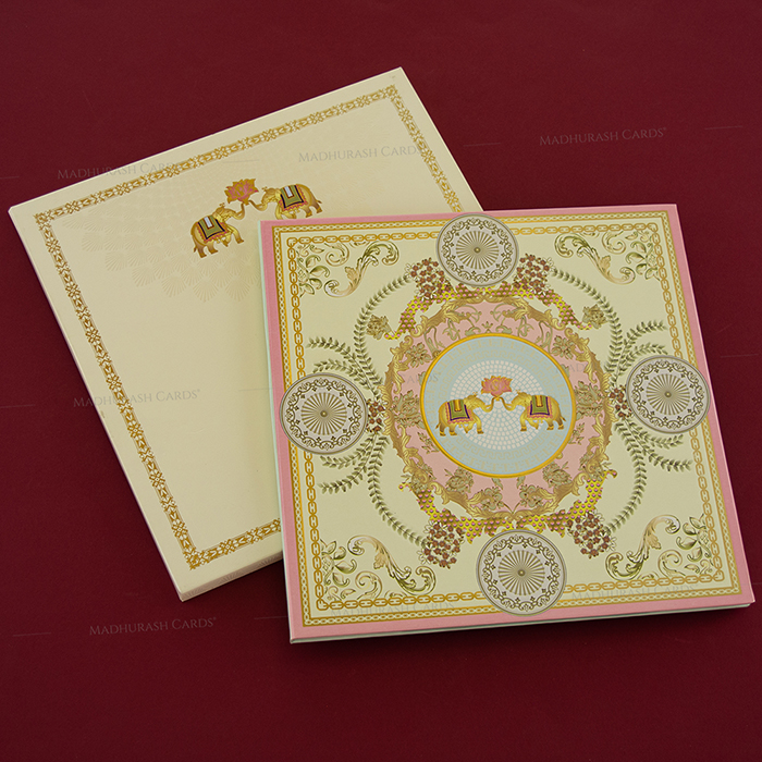 Enchanting Gold Foil Wedding Invite 2228