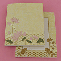 Classic Floral Wedding Card 19056