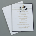 EC-Elegant White Textured Invitation 18537